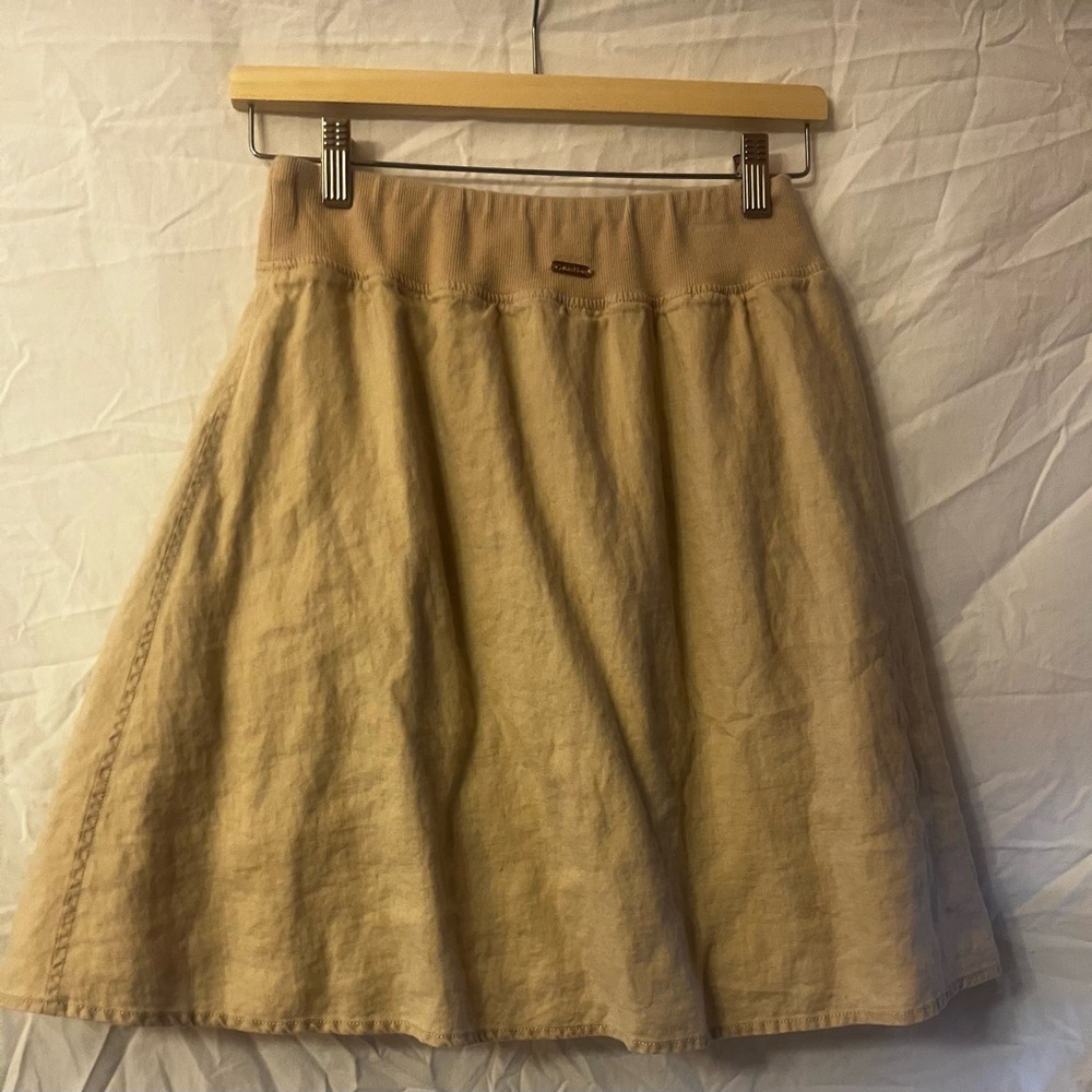 Calvin Klein Casual A-line Skirt in Tan